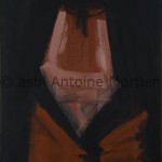 Crudelitas, Antoine Mortier, 1983 huile sur toile, 116x73