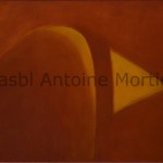 Formes transposées II, Antoine Mortier, 1981, huile sur toile, 140x205