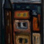 La maison à la tourelle, Antoine Mortier, 1943,huile sur toile, 65x46