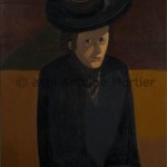 Marguerite, Antoine Mortier, 1942, huile sur toile, 81x60